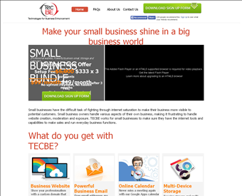 TECBE, INC web screenshot