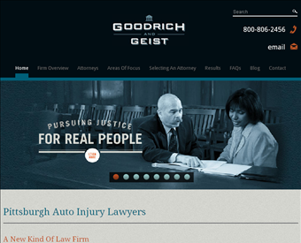 Goodrich & Goodrich web screenshot