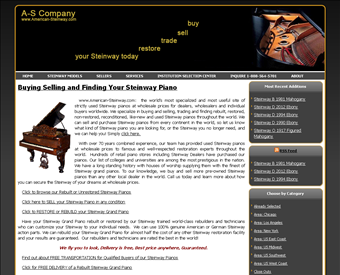 A-S Company web screenshot