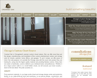 Crooked Oak web screenshot
