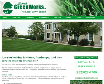 Schoofs Greenworks web screenshot