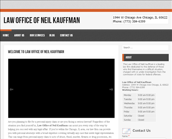 Law Office of Neil Kauffman web screenshot