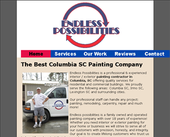 Endless Possibilities web screenshot