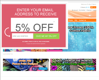 BigZfabric web screenshot