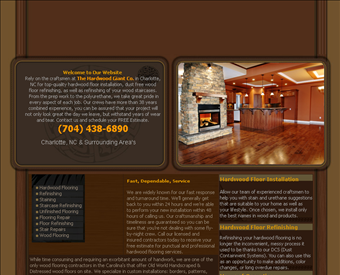 The Hardwood Giant Co. web screenshot
