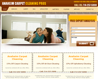 Anaheim Carpet Cleaning Pros web screenshot