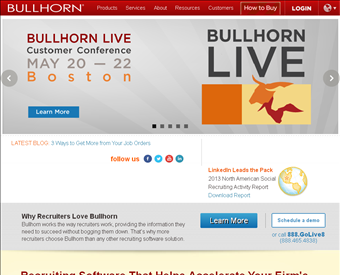 Bullhorn web screenshot
