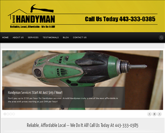 Arnold Handyman web screenshot