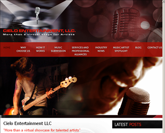 Cielo Entertainment LLC. web screenshot