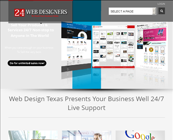 Web Design Texas web screenshot