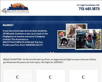 Fatal Accident Lawyer New Orleans web screenshot