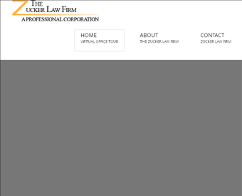 The Zucker Law Firm web screenshot