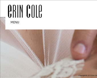 Erin Cole Couture Bridal web screenshot