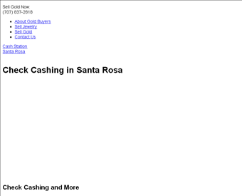 Cash Station web screenshot