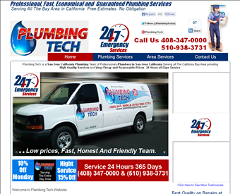 Plumbing Tech web screenshot