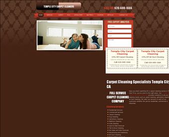 Carpet Cleaning Pros web screenshot