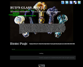 Bud's Glass Joint web screenshot