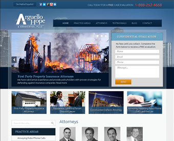 Arguello Hope & Associates PLLC web screenshot