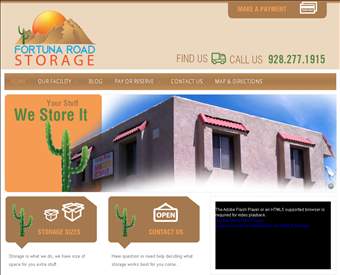 Fortuna Road Storage web screenshot