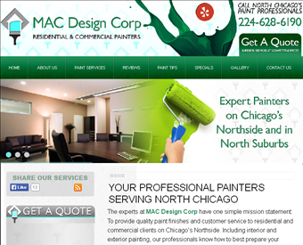 MAC Design Corp web screenshot