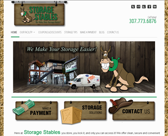 Storage Stables web screenshot