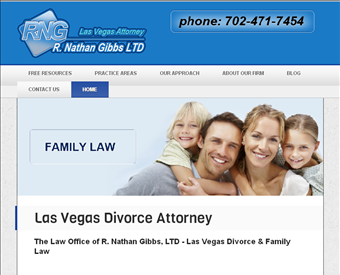 R. Nathan Gibbs, LTD. web screenshot