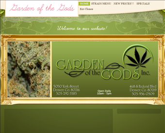 Garden of the Gods Inc web screenshot
