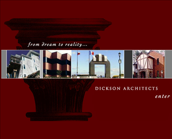 Dickson Architects & Associates web screenshot