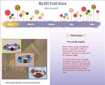 Enchanted Jewelry by Laura web screenshot