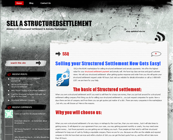 Structured Settlement Quotes web screenshot
