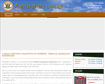 Amsterdam's Garden web screenshot