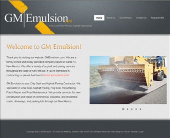 GM Emulsion, LLC web screenshot