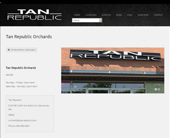 Tan Republic Orchards web screenshot