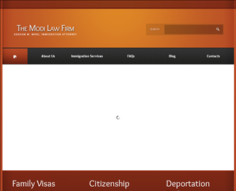 Immigration Lawyers Houston TX web screenshot