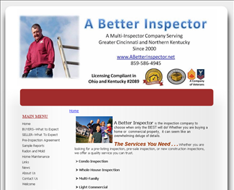 Buyers Best Home Inspection web screenshot