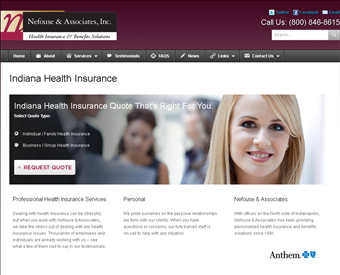 Nefouse & Associates, Inc. web screenshot