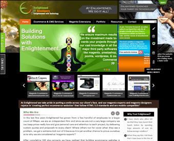 Enlightened IT Development web screenshot