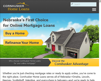 Cornhusker Home Loans web screenshot