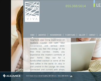 VIVA web screenshot