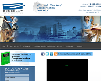 Domer Law web screenshot