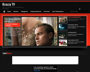Home web screenshot