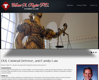 Shane A Taylor & Associates, P.C. web screenshot