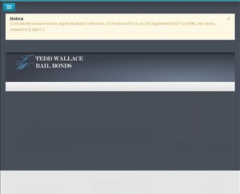 Tedd Wallace Bail Bonds web screenshot