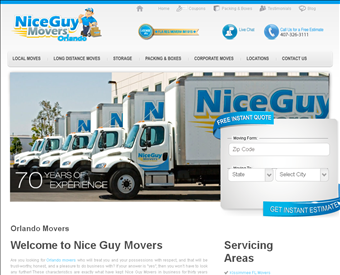 Nice Guy Movers Orlando web screenshot