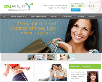 Infinity Medical Institute web screenshot