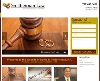 Smitherman Law web screenshot