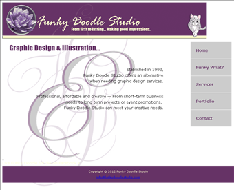 Funky Doodle Studio web screenshot