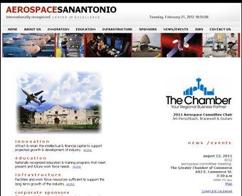 AeroSpace San Antonio web screenshot