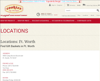 Cookies by Design web screenshot