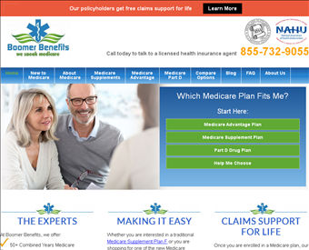 Boomer Benefits web screenshot